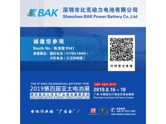 比克電池將亮相亞太電池展，全線產品拓展海外市場