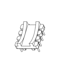 HXF-026 磁環底座 4+4針 BASE